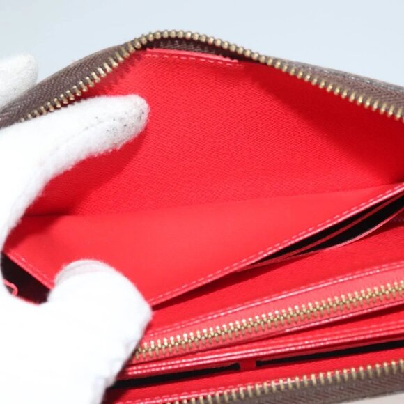 LOUIS VUITTON Monogram Yayoi Kusama Zippy Wallet Red M60450 LV Auth 132196 - Picture 13 of 16